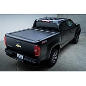 Pace Edwards Tonneau Cover Hard Manual Retractable Black Matte Powder Coated Aluminum - SWDA25A56