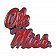 Fan Mat Emblem - University Of Mississippi (Ole Miss) Metal - 22240