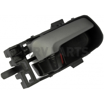 Help! By Dorman Interior Door Handle - Plastic Black Housing With Gray Lever Single - 81161-2
