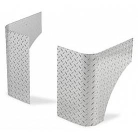 Warrior Products Body Corner Guard - Aluminum Silver Set Of 2 - 904PA