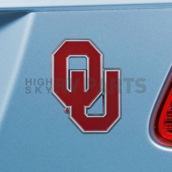 Fan Mat Emblem - University Of Oklahoma Metal - 22238-1