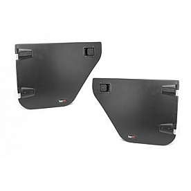 Rugged Ridge Door - Hard Lower Half Powder Coated Black Steel Set Of 2 - 1150902
