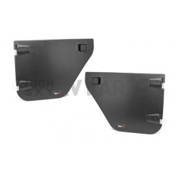 Rugged Ridge Door - Hard Lower Half Powder Coated Black Steel Set Of 2 - 1150902