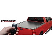 Pace Edwards Tonneau Cover Hard Power Retractable Black Matte Powder Coated Aluminum - BLF1109