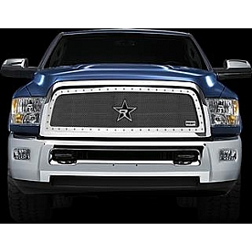 RBP (Rolling Big Power) Grille Insert - Silver Chrome Plated Steel  - 158460