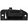 Help! By Dorman Exterior Door Handle - Plastic Black Single - 81489