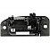 Help! By Dorman Exterior Door Handle - Plastic Black Single - 81489