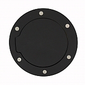 All Sales Fuel Door - Round Aluminum - 6056K