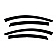 Auto Ventshade (AVS) Rainguard - Smoke Acrylic Set Of 4 - 94287