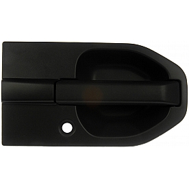 Help! By Dorman Exterior Door Handle - Plastic Black Single - 81496