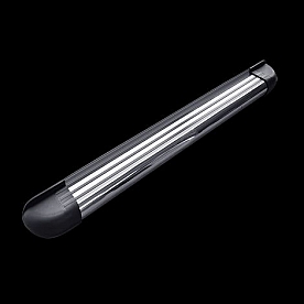 Romik USA Running Board Silver Aluminum Stationary - 29031418