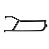 Warrior Products Door - Tubular Lower Half Powder Coated Black Steel Set Of 2 - 90770