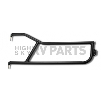 Warrior Products Door - Tubular Lower Half Powder Coated Black Steel Set Of 2 - 90770