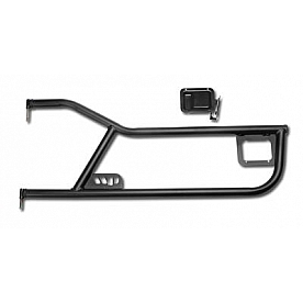 Warrior Products Door - Tubular Lower Half Powder Coated Black Steel Set Of 2 - 90771