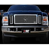 RBP (Rolling Big Power) Grille Insert - Silver Chrome Plated Steel  - 158563