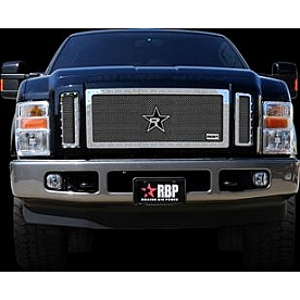 RBP (Rolling Big Power) Grille Insert - Silver Chrome Plated Steel  - 158563