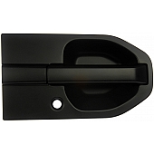 Help! By Dorman Exterior Door Handle - Plastic Black Single - 81498