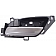 Help! By Dorman Interior Door Handle - Plastic Black Housing With Dark Gray Lever Single - 81501