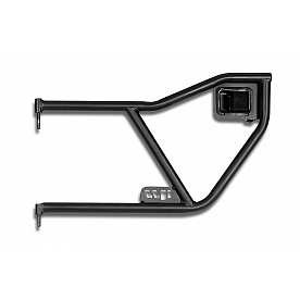 Warrior Products Door - Tubular Lower Half Powder Coated Black Steel Set Of 2 - 90774
