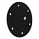 All Sales Fuel Door - Round Aluminum - 6097KL