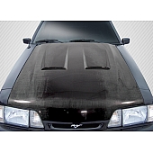 Extreme Dimensions Hood - Gloss Carbon Fiber Black - 113114