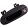Help! By Dorman Exterior Door Handle - Plastic Black Single - 83723