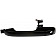 Help! By Dorman Exterior Door Handle - Plastic Black Single - 81513