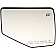 Help! By Dorman Exterior Mirror Glass Rectangular Power Single - 56316