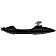 Help! By Dorman Exterior Door Handle - Plastic Black Single - 81517