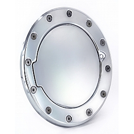 All Sales Fuel Door - Round Aluminum - 6031C