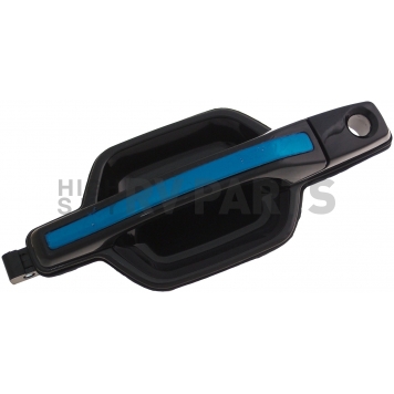 Help! By Dorman Exterior Door Handle - Plastic Black With Silver Insert Single - 83729-2