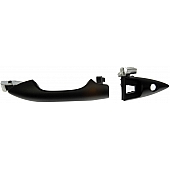 Help! By Dorman Exterior Door Handle - Plastic Black Single - 81519