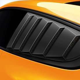Air Design Window Louver Side Window ABS Plastic Shadow Black - FO24A13AB