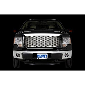 Putco Grille Insert - Polished Stainless Steel Rectangular - 64420