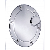 All Sales Fuel Door - Round Aluminum - 6053C