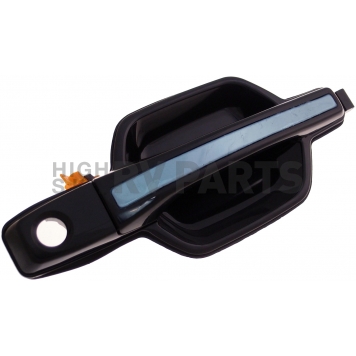 Help! By Dorman Exterior Door Handle - Plastic Black With Silver Insert Single - 83730-2