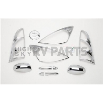 Putco Exterior Trim Kit - Silver ABS Plastic - 405069