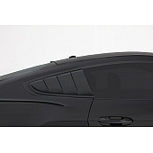 GT Styling Window Louver - Rear Quarter Window Composite Smoke - GT4813X