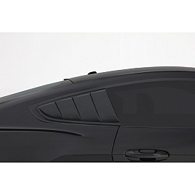 GT Styling Window Louver - Rear Quarter Window Composite Smoke - GT4813X