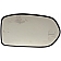 Help! By Dorman Exterior Mirror Glass Rectangular Power Single - 56331