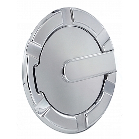All Sales Fuel Door - Round Aluminum - 6901P