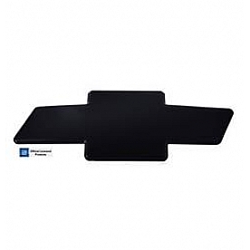 All Sales Emblem - Chevrolet Bow-Tie Black Aluminum - 96017K