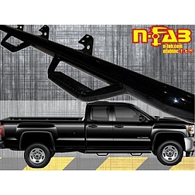 N-Fab Nerf Bar 3 Inch Steel Round - C1573QC