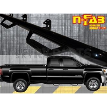 N-Fab Nerf Bar 3 Inch Steel Round - C1573QC
