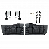 Paramount Automotive Door - Tubular Lower Half Steel Black Set Of 2 - 510706