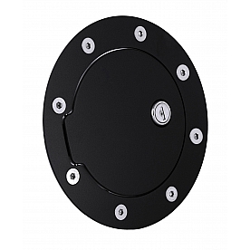All Sales Fuel Door - Round Aluminum - 6101KL