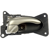 Help! By Dorman Interior Door Handle - Plastic Black Housing With Silver Lever Single - 81544