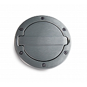 Amp Research Fuel Door - Round Aluminum - 7300000A