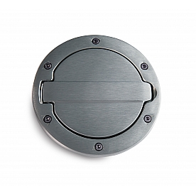 Amp Research Fuel Door - Round Aluminum - 7300000A