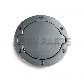 Amp Research Fuel Door - Round Aluminum - 7300000A